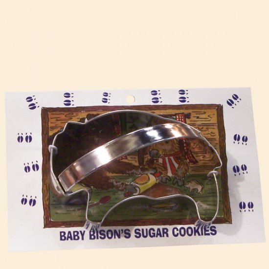 Wild Animal Cookie Cutter, Buffalo (case of 12) - Click Image to Close