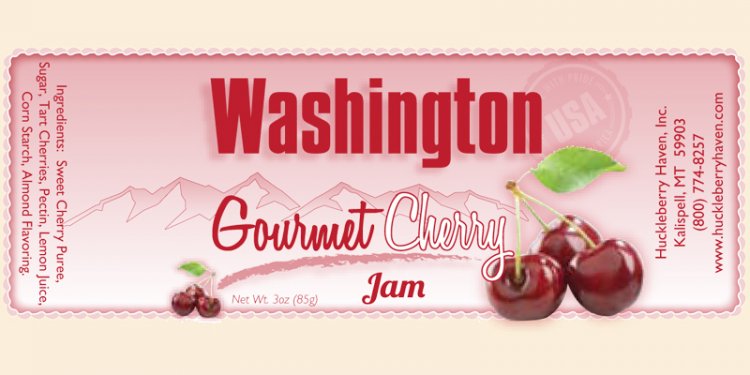 Sweet Gourmet Cherry Jam Name Drop (case of 12) - Click Image to Close