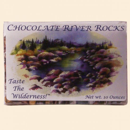 Chocolate River Rocks w/2 Choc. Fish 10 oz. (case of 12) - Click Image to Close