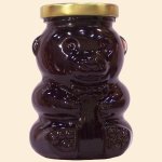 Wild Huckleberry Honey Glass Bear 12 oz. (case of 12)