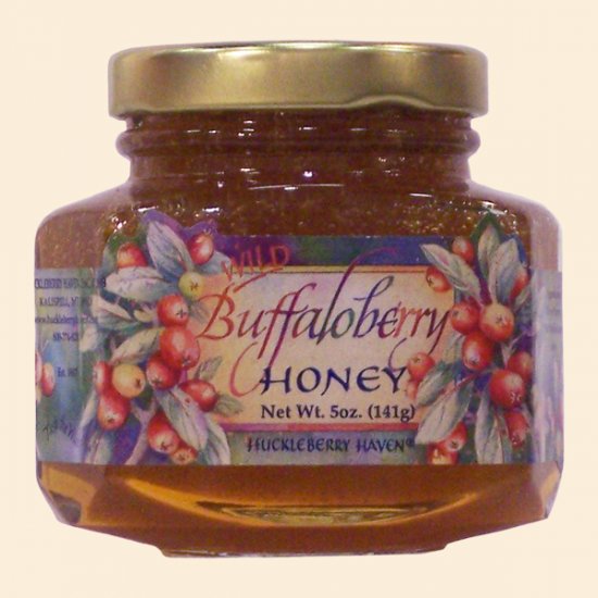 Wild Buffaloberry Honey 5 oz. (case of 12) - Click Image to Close