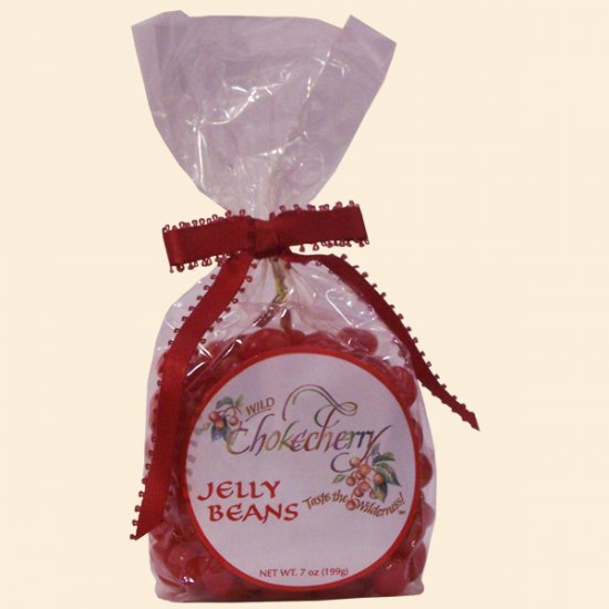 Wild Chokecherry Jelly Beans 7 oz. (case of 12) - Click Image to Close