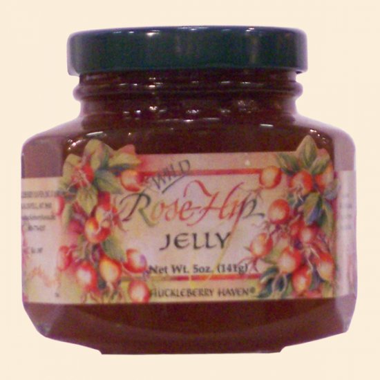 Wild Rosehip Jelly 5 oz. (case of 12) - Click Image to Close