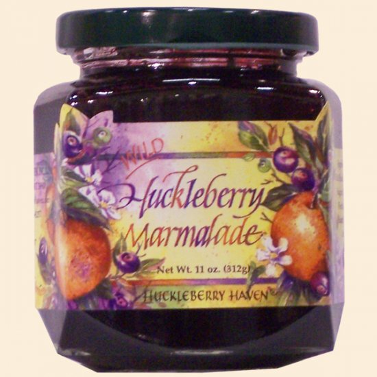 Wild Huckleberry Marmalade 11 oz. (case of 12) - Click Image to Close