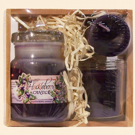 Gift Pack: 5oz Candle/2 Votives/Votive Holder (case of 6) - Click Image to Close