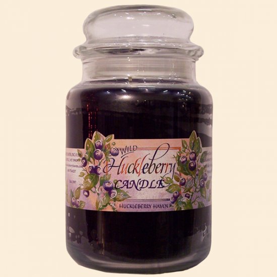 Wild Huckleberry Candle - Round Jar 26 oz. (case of 6) - Click Image to Close