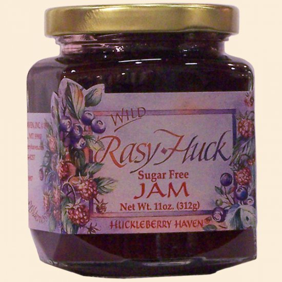 Sugar Free Wild Rasy-Huck Jam 11 oz. (case of 12) - Click Image to Close