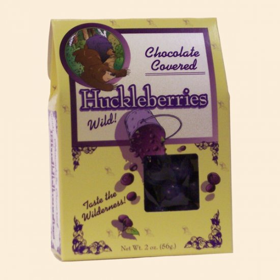 Chocolate Covered Huckleberries 2 oz. (case of 24) - Click Image to Close