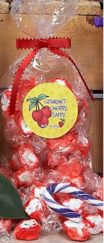 Gourmet Cherry Taffy 12 oz. (case of 12) - Click Image to Close